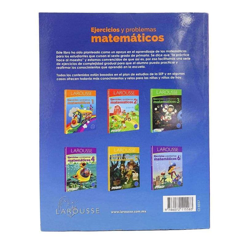 Larousse EDICIONES LAROUSSE, S.A. DE C.V. LIBRO ACTIVIDADES EJERCICIO MATEMATICOS 1