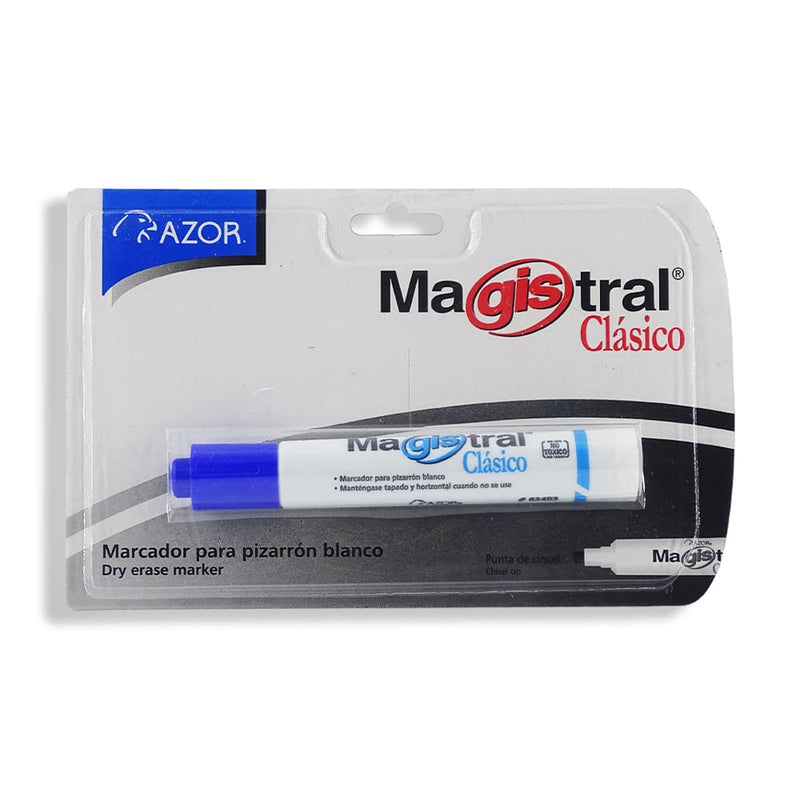 Magistral GRUPO AZOR MEXICO, S.A. DE C.V. MARCADOR MAGISTRAL CLASICO C/1PZ AZUL