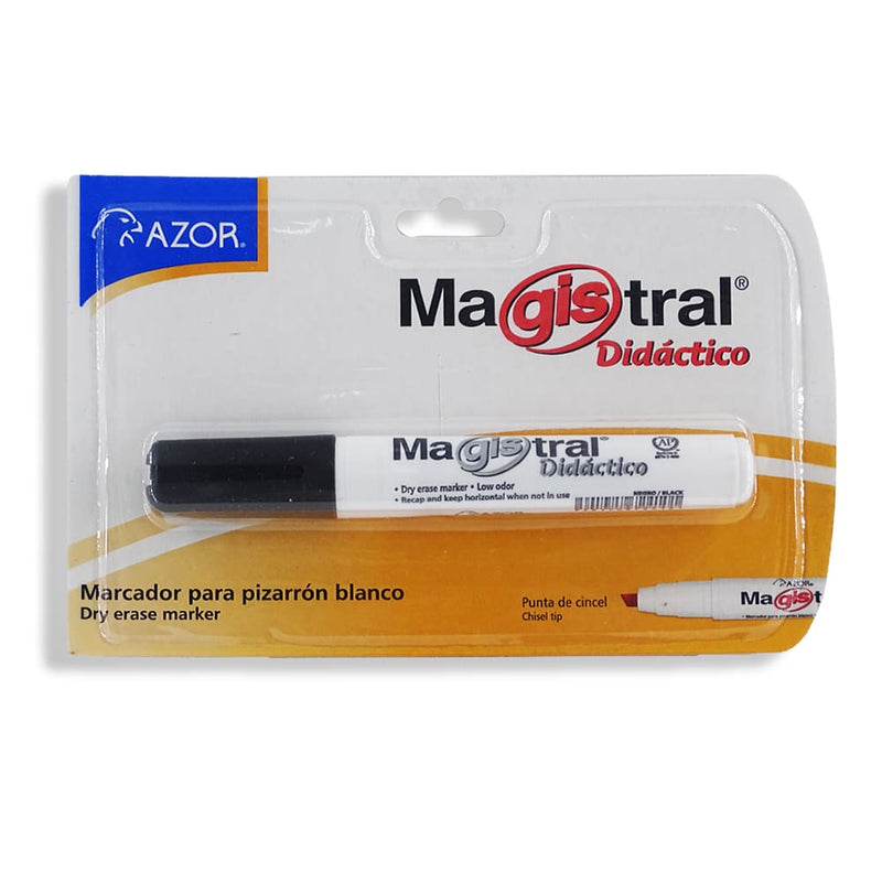 Magistral GRUPO AZOR MEXICO, S.A. DE C.V. MARCADOR MAGISTRAL DIDACTICO C/1PZ NEGRO
