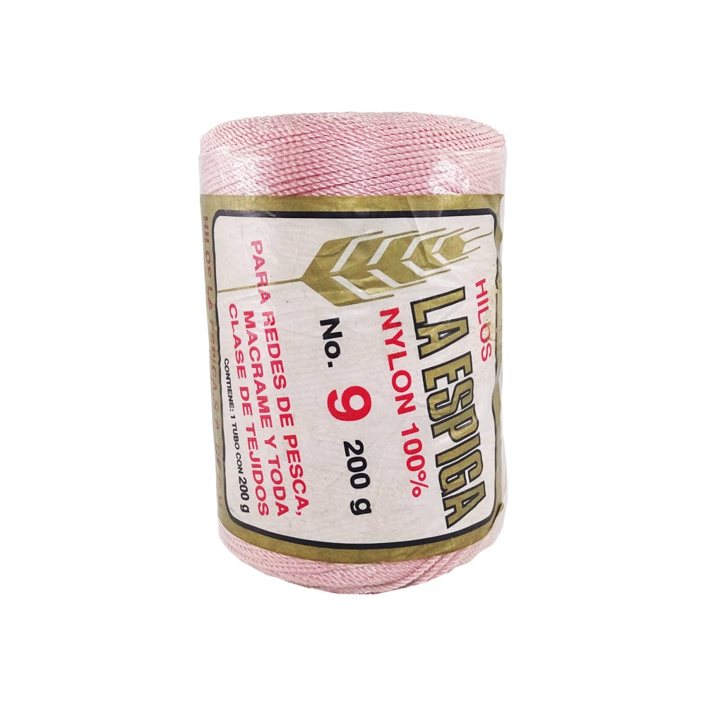 HILO NYLON OMEGA NO.9 C/200G PALO DE ROSA #52