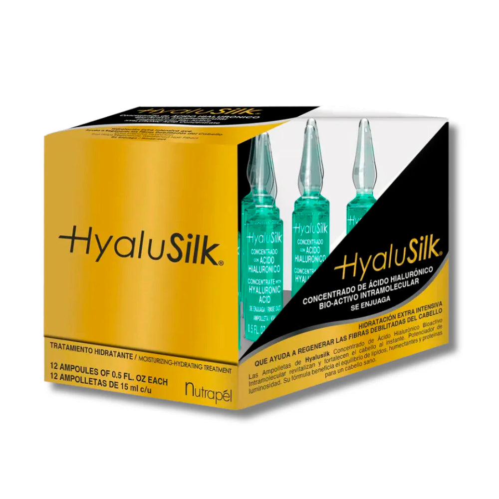 AMPOLLETA 15ML C/12PZ ACIDO HYALURONICO HYALUSILK