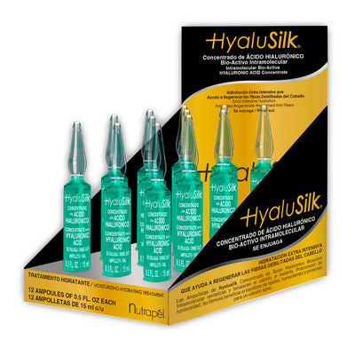 AMPOLLETA 15ML C/12PZ ACIDO HYALURONICO HYALUSILK