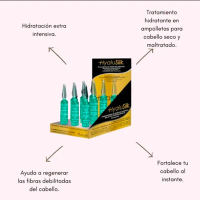 AMPOLLETA 15ML C/12PZ ACIDO HYALURONICO HYALUSILK
