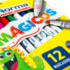 PLUMONES NORMA MAGICO X 12
