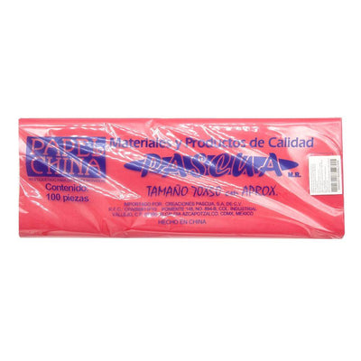 PAPEL CHINA C/100PZ PASCUA COLOR A ELEGIR