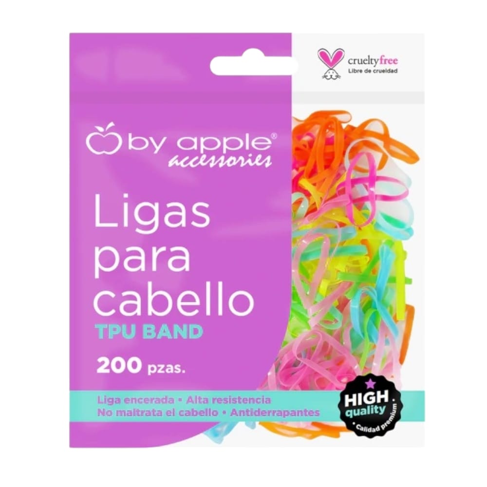 LIGA PARA CABELLO C/200PZ AND FOSFORESCENTES