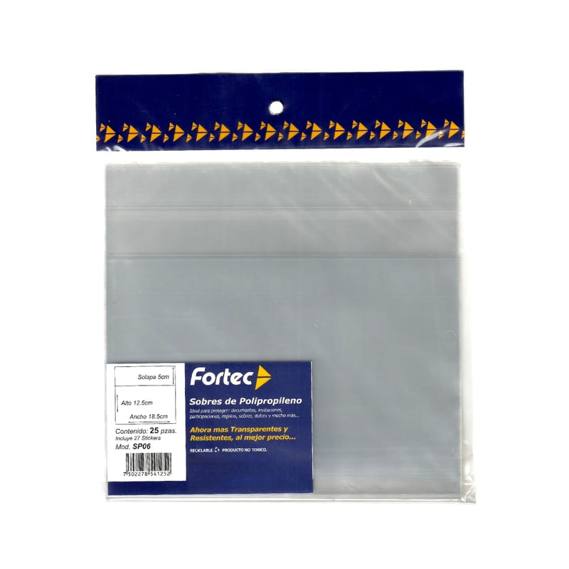 BOLSA C/25PZ SOBRE CELOFAN 18.5X12.5+5