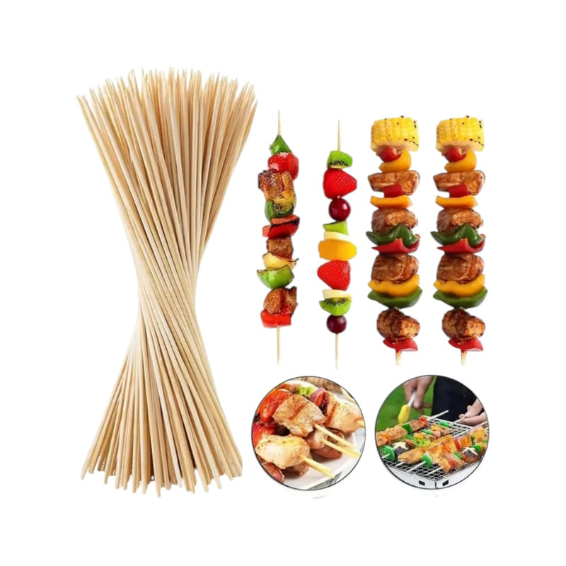 BROCHETAS DE BAMBU C/100PZ 25CM