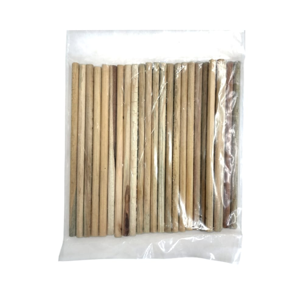 PALO DE MADERA ELOTERO C/25PZ SIN PUNTA*