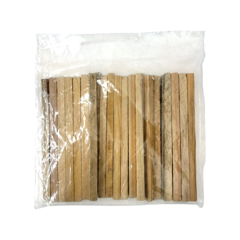 PALO CUADRADO NATURAL C/25PZ