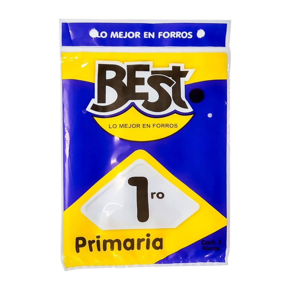 FORRO PARA LIBROS DE TEXTO BEST 1ER GRADO