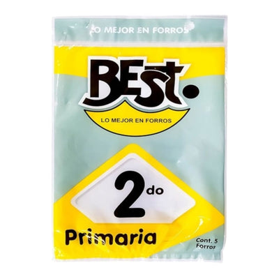 FORRO PARA LIBROS DE TEXTO BEST 2DO GRADO