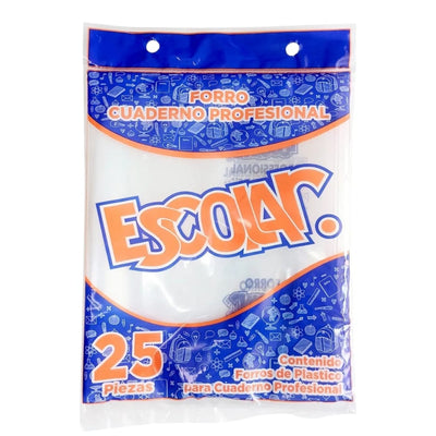 FORRO ESCOLAR PROFESIONAL C/3PZ