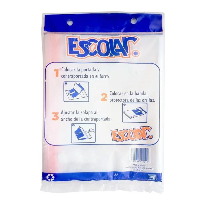 FORRO ESCOLAR PROFESIONAL C/3PZ