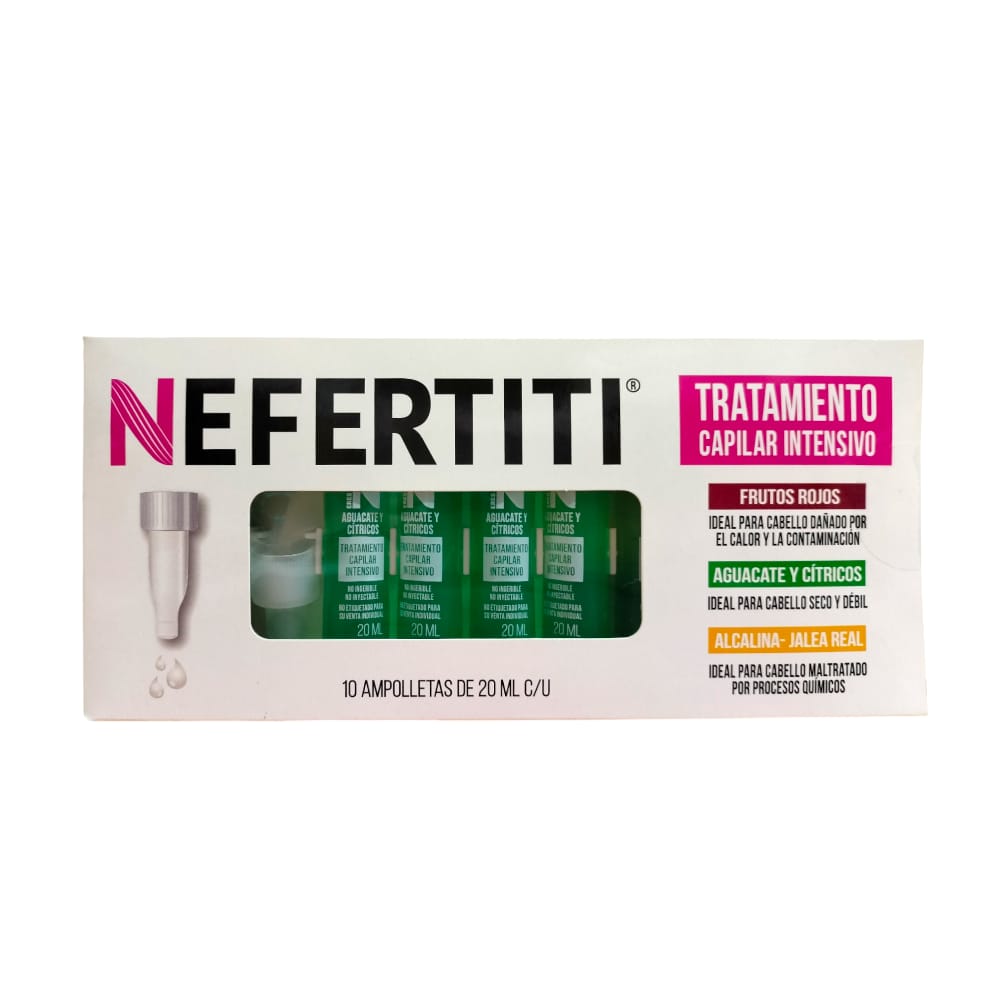 AMPOLLETA 20ML C/10PZ AGUACATE Y CITRICO