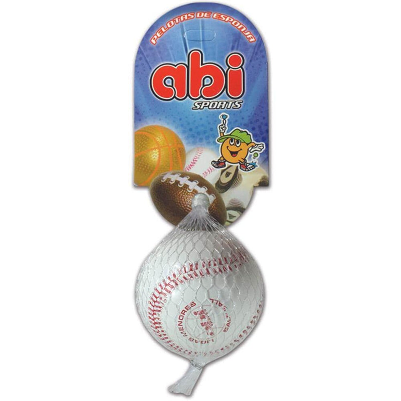 Abi FABRICAS SELECTAS DEL CENTRO, S.A. DE C.V. PELOTA ESPONJA BEISBOL PINTADA 2 7/8 RED C/1PZ