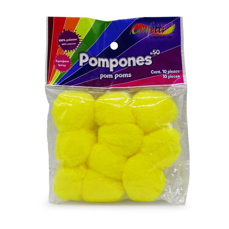 Almacenes farah PRODUCTOS NAEN, S. DE R.L. DE C.V. AMARILLO POM POM C/10PZ