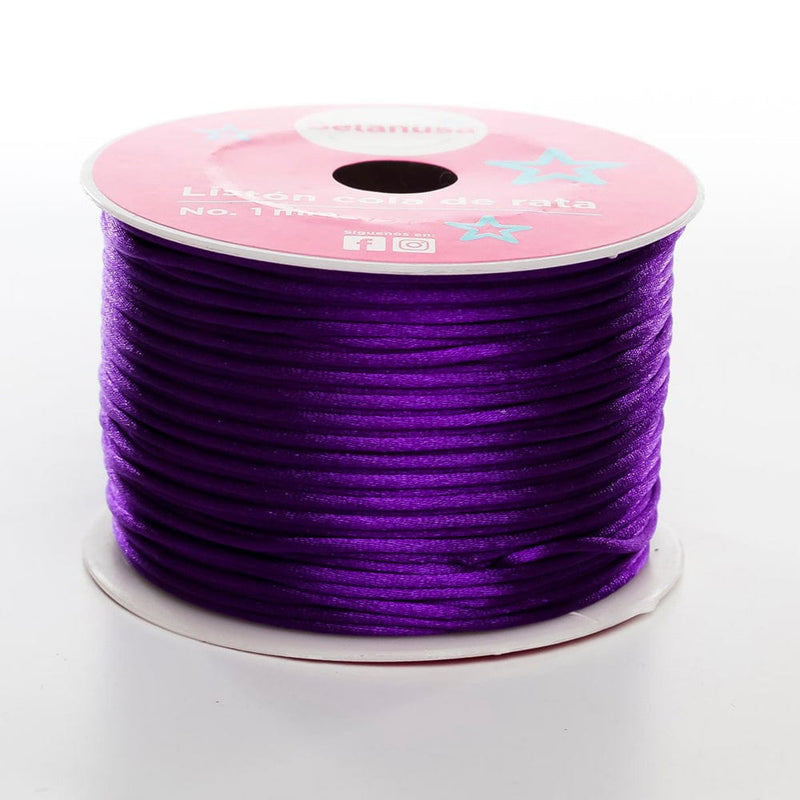Cola de ratón - ancho: 2mm - Color lila