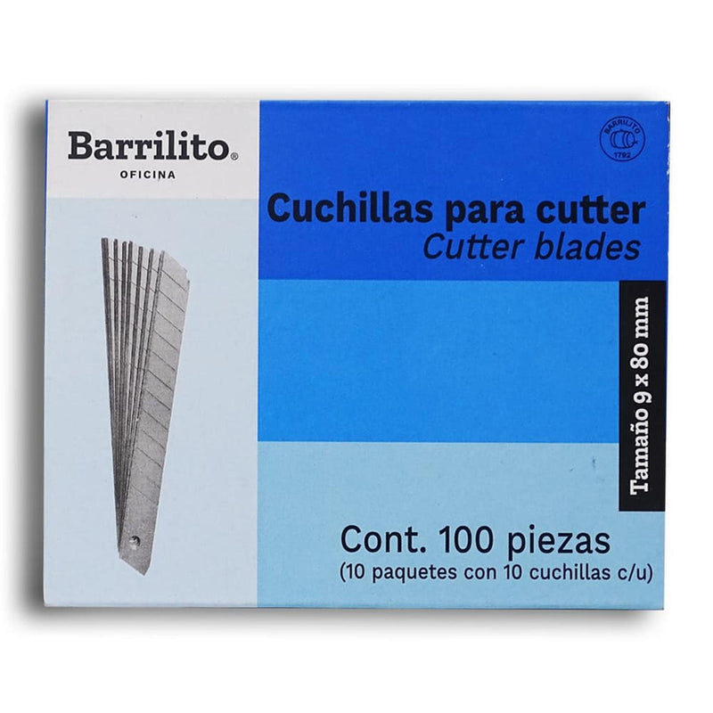 Barrilito GOBA INTERNACIONAL, S.A. DE C.V. CUCHILLA DE REPUESTO CHICA C/10PZ BARRILITO