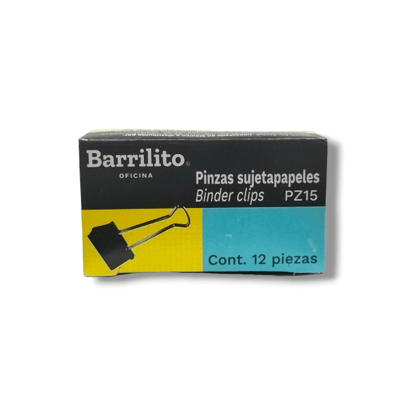 Barrilito GOBA INTERNACIONAL, S.A. DE C.V. PINZA SUJETA PAPELES 15MM (1/2") C/12PZ ACME