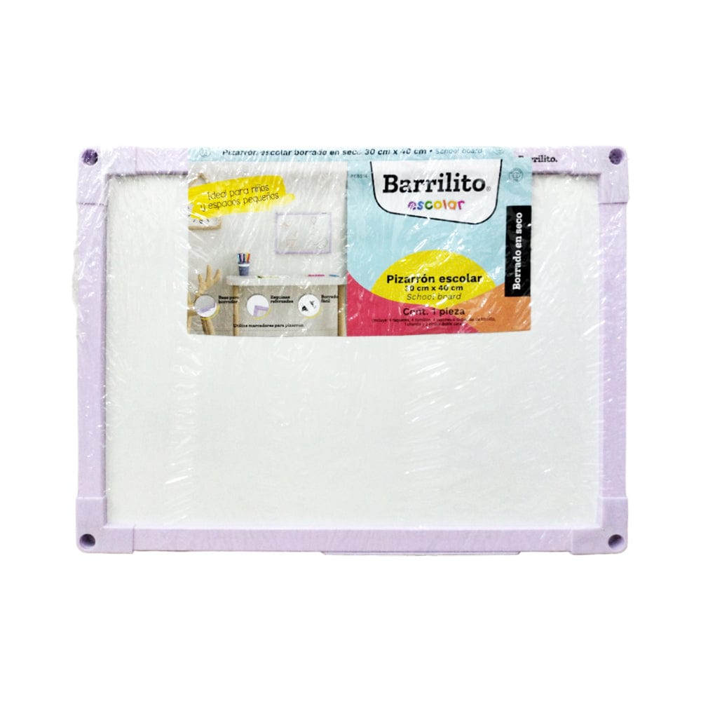 Barrilito GOBA INTERNACIONAL, S.A. DE C.V. PIZARRON ESCOLAR 30X40CM LILA BARRILITO