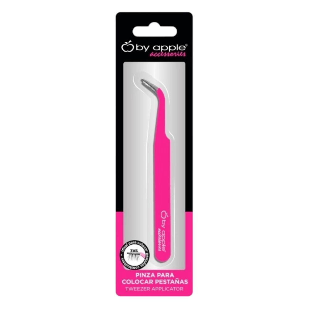 By Apple Accessories ANANDA DISTRIBUCIONES, S.A. DE C.V. PINZA PUNTA FINA PARA COLOCAR PESTAÑAS ROSA