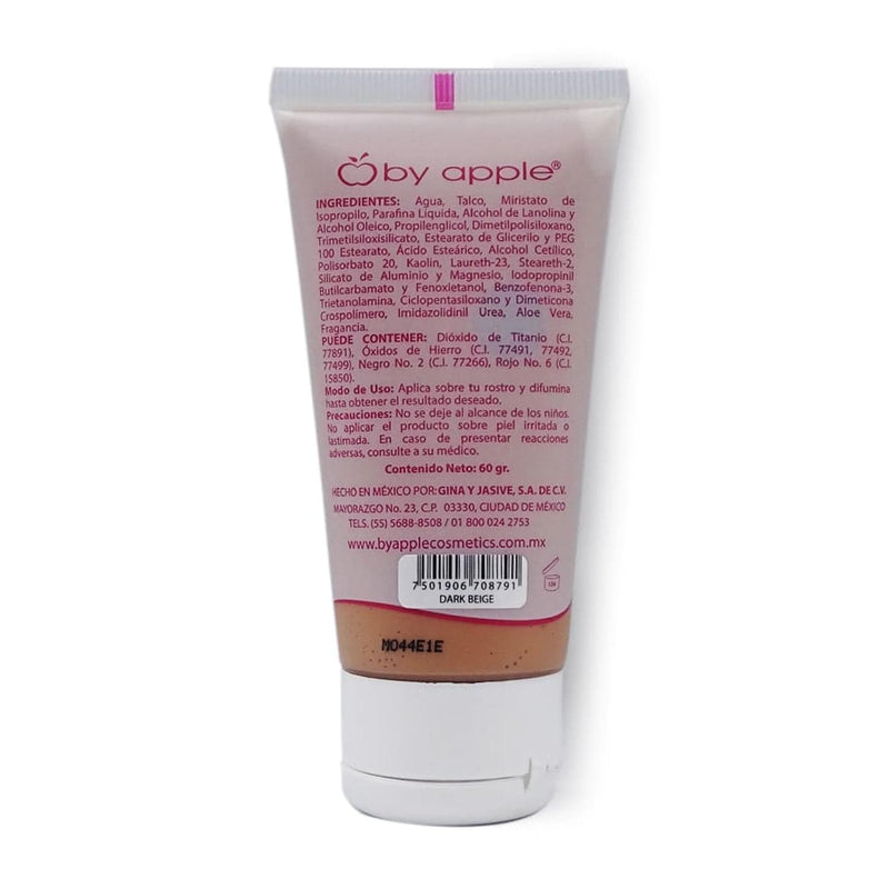 By apple GINA Y JASIVE, S.A. DE C.V. BB CREAM BY APPLE DARK BEIGE