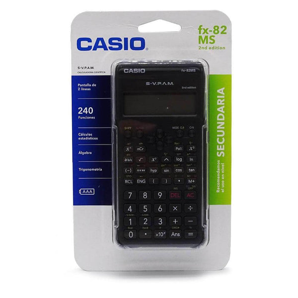 Casio DISTRIBUIDORA DE ELECTRONICOS, S.A. DE C.V. CALCULADORA CIENTIFICA 2 LINEAS 240 FN CASIO