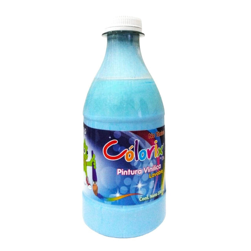 Colorix MARSOL DISTRIBUIDORA, S.A. DE C.V. PINTURA VINILICA COLORIX 250ML AZUL CIELO