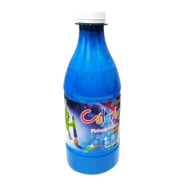 Colorix MARSOL DISTRIBUIDORA, S.A. DE C.V. PINTURA VINILICA COLORIX 250ML AZUL OCEANO