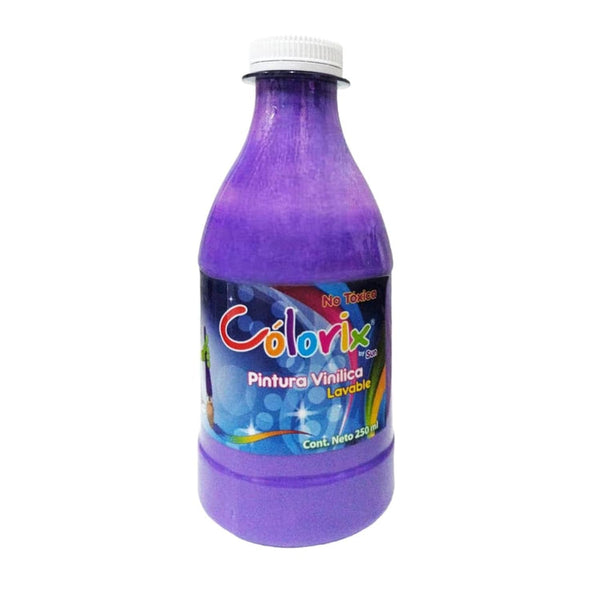 Colorix MARSOL DISTRIBUIDORA, S.A. DE C.V. PINTURA VINILICA COLORIX 250ML LILA