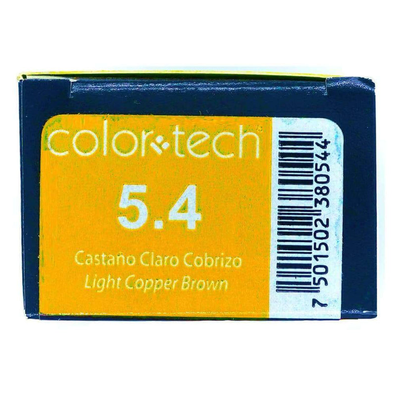 ColorTech COMERCIAL FRADE, S.A. DE C.V. TINTE COLOR TECH CASTAÑO CLARO COBRIZO 90G