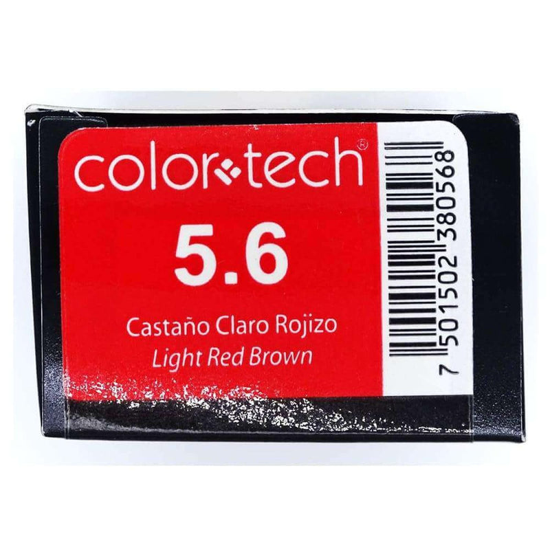 ColorTech COMERCIAL FRADE, S.A. DE C.V. TINTE COLOR TECH CASTAÑO CLARO ROJIZO 90G