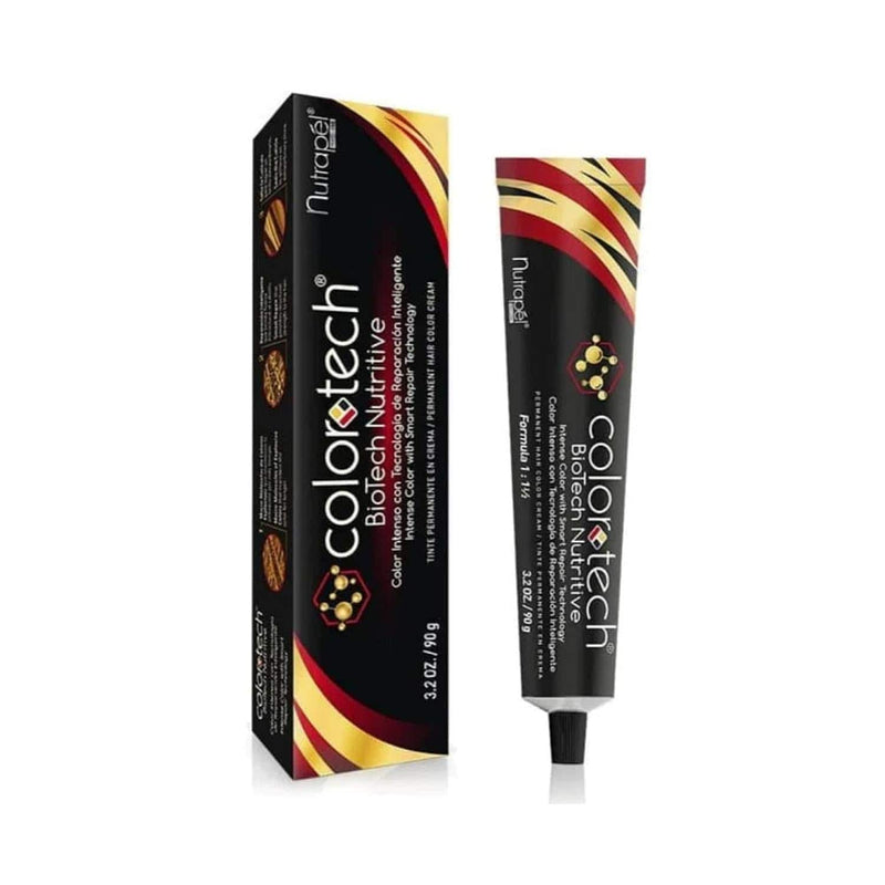 ColorTech COMERCIAL FRADE, S.A. DE C.V. TINTE COLOR TECH CASTAÑO OBSCURO PROFUNDO 90G