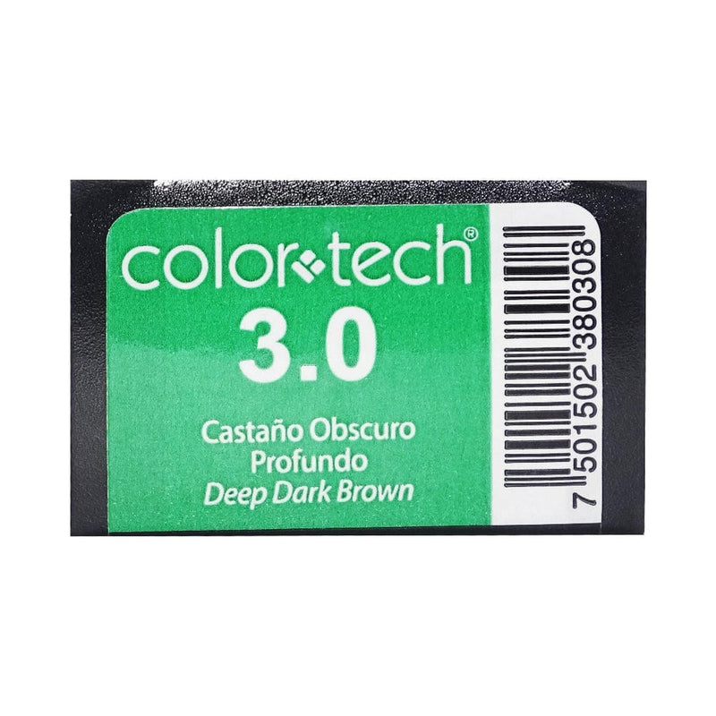 ColorTech COMERCIAL FRADE, S.A. DE C.V. TINTE COLOR TECH CASTAÑO OBSCURO PROFUNDO 90G