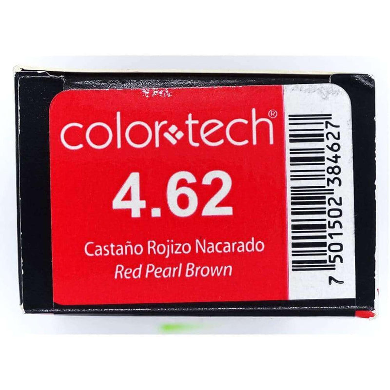 ColorTech COMERCIAL FRADE, S.A. DE C.V. TINTE COLOR TECH CASTAÑO ROJIZO NACARADO 90G