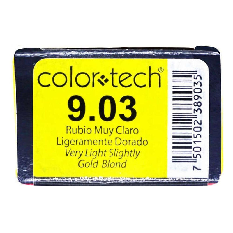 ColorTech COMERCIAL FRADE, S.A. DE C.V. TINTE COLOR TECH RUBIO CLARO CLARO LIGERAMENTE DORADO 90G