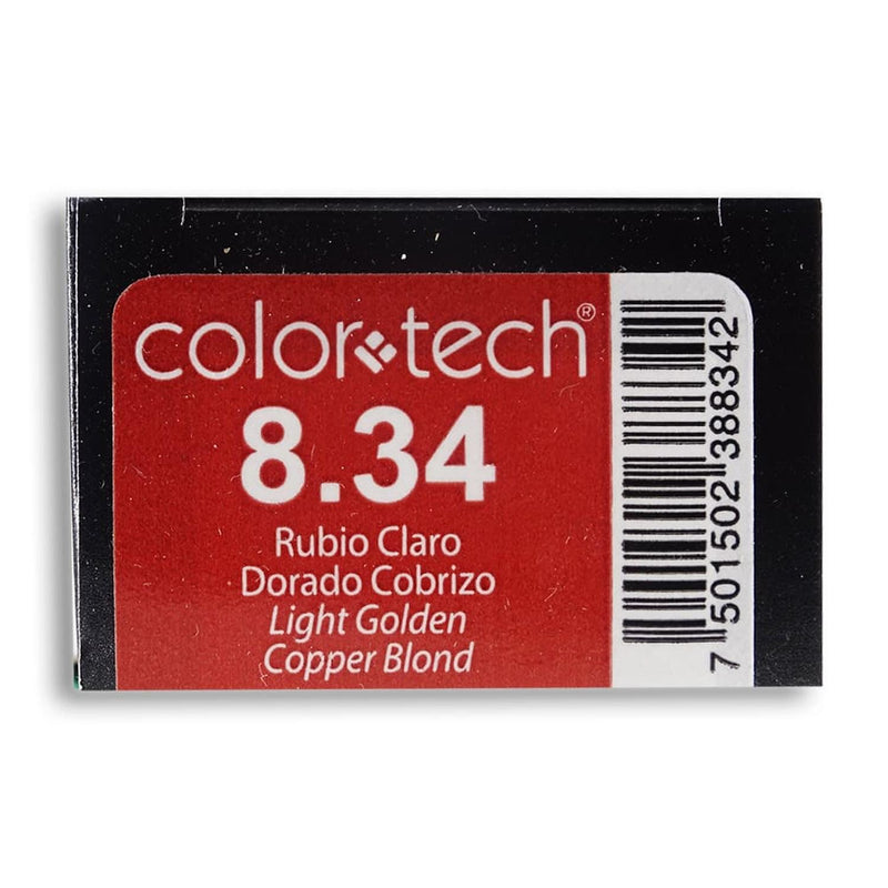 ColorTech COMERCIAL FRADE, S.A. DE C.V. TINTE COLOR TECH RUBIO CLARO DORADO COBRIZO 90G