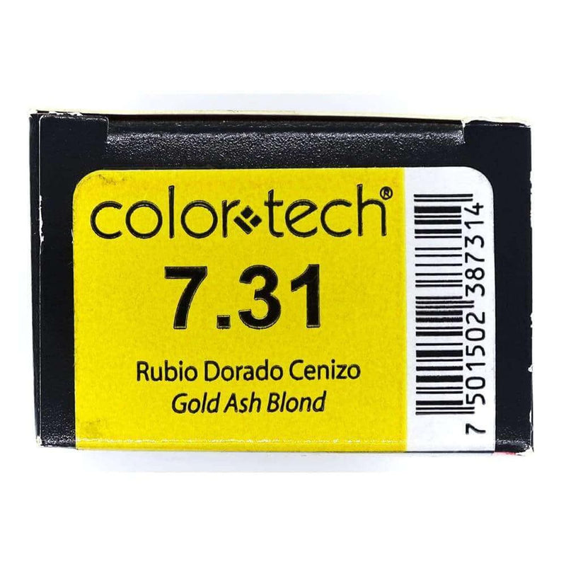 ColorTech COMERCIAL FRADE, S.A. DE C.V. TINTE COLOR TECH RUBIO DORADO CENIZO 90G