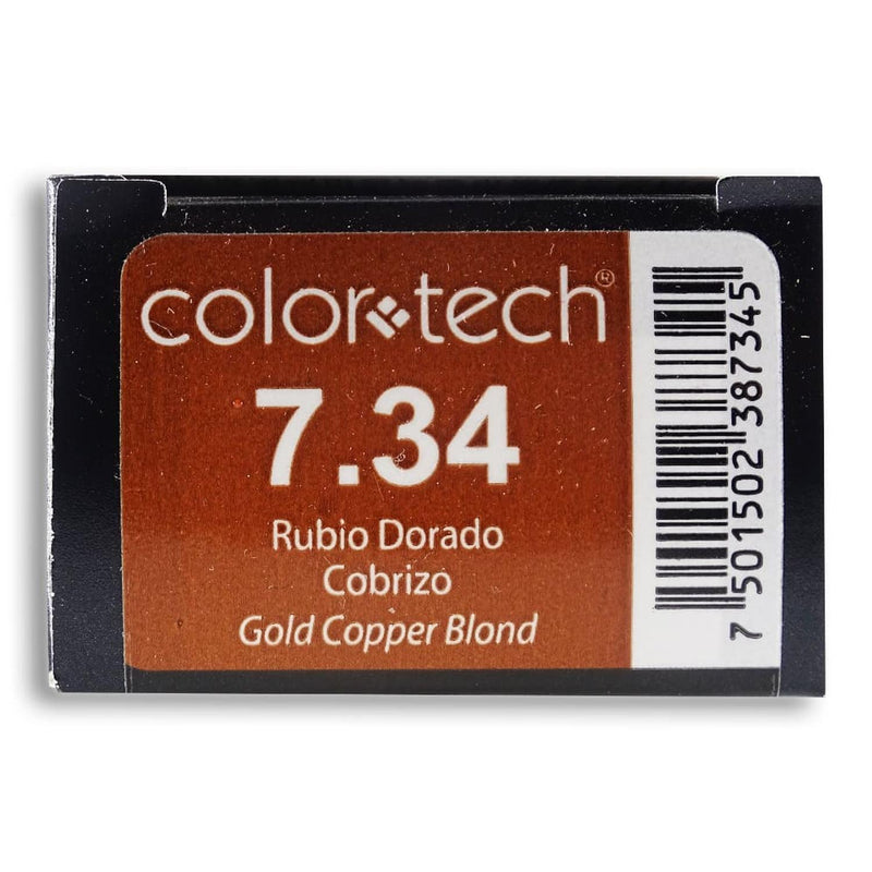 ColorTech COMERCIAL FRADE, S.A. DE C.V. TINTE COLOR TECH RUBIO DORADO COBRIZO 90G