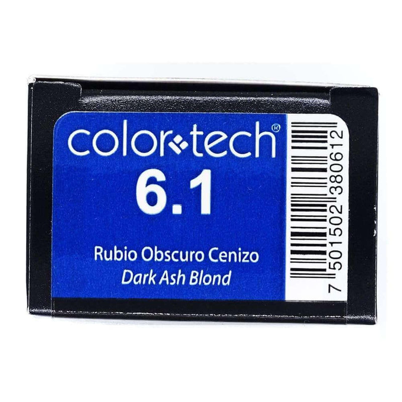 ColorTech COMERCIAL FRADE, S.A. DE C.V. TINTE COLOR TECH RUBIO OBSCURO CENIZO 90G