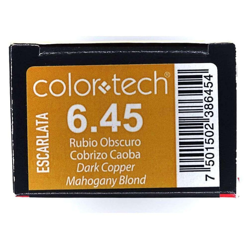 ColorTech COMERCIAL FRADE, S.A. DE C.V. TINTE COLOR TECH RUBIO OBSCURO COBRIZO CAOBA 90G