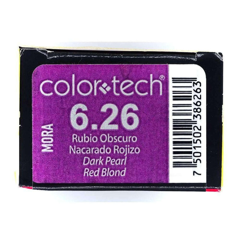 ColorTech COMERCIAL FRADE, S.A. DE C.V. TINTE COLOR TECH RUBIO OBSCURO NACARADO ROJIZO 90G