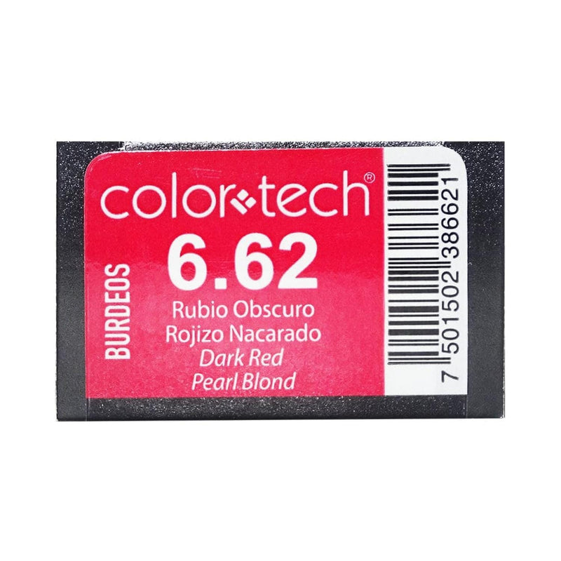 ColorTech COMERCIAL FRADE, S.A. DE C.V. TINTE COLOR TECH RUBIO OBSCURO ROJIZO NACARADO 90G