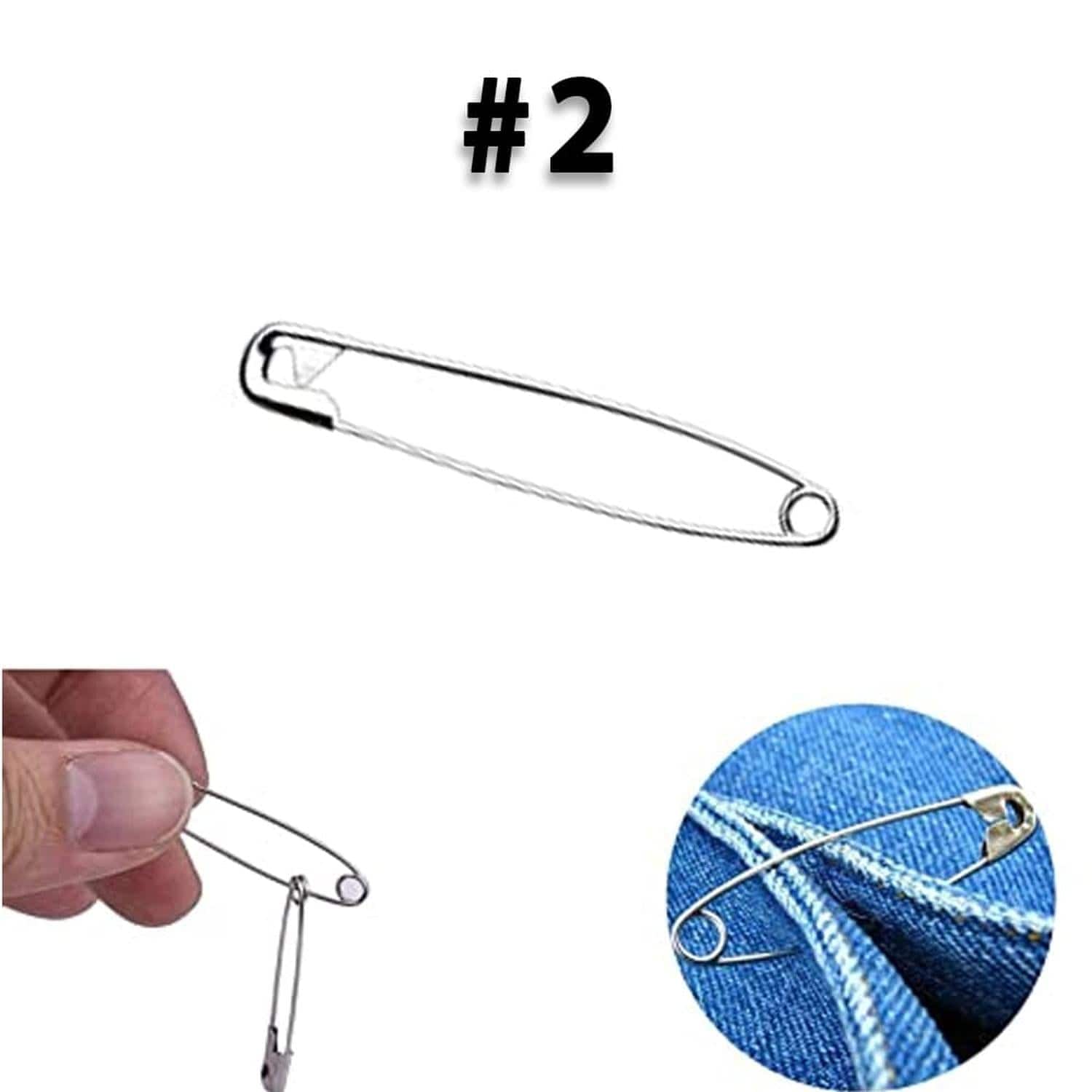 Confetti PRODUCTOS NAEN, S. DE R.L. DE C.V. ALFILER DE SEG. NIQUELADO CONFETTI C/72PZ #2