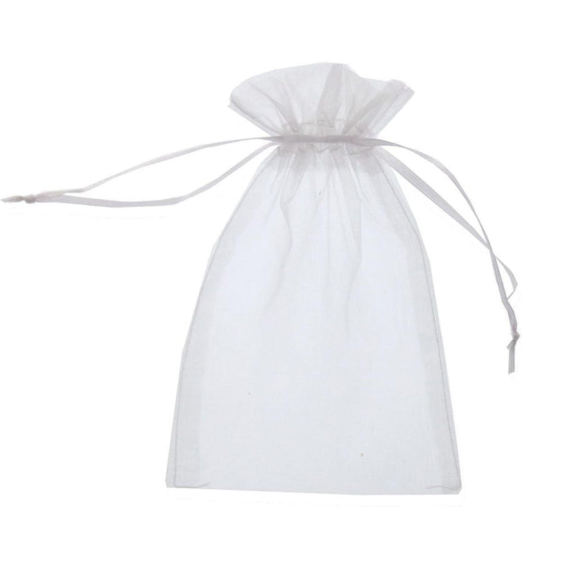 Confetti PRODUCTOS NAEN, S. DE R.L. DE C.V. BOLSA DE ORGANZA 12X15CM C/12PZ BLANCA