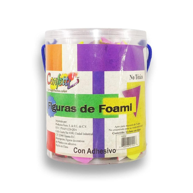 Confetti PRODUCTOS NAEN, S. DE R.L. DE C.V. BOTE DE FIGURAS CONFETTI C/63G LETRAS GRANDES