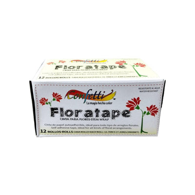 Confetti PRODUCTOS NAEN, S. DE R.L. DE C.V. CINTA FLORATAPE FLORAL VERDE MUSGO C/12PZ