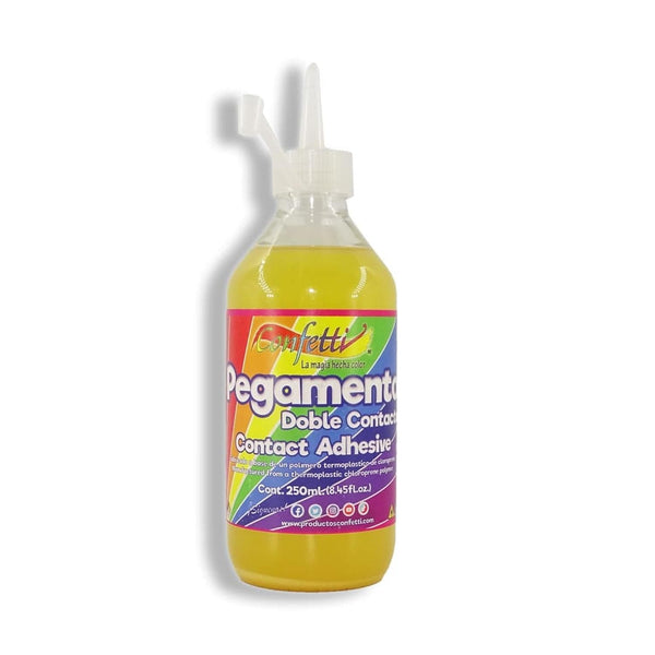 Confetti PRODUCTOS NAEN, S. DE R.L. DE C.V. PEGAMENTO DOBLE CONTACTO 250ML CONFETTI