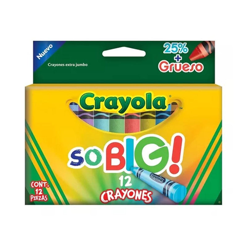 Crayola BINNEY & SMITH MEXICO, S.A. DE C.V. CRAYONES CRAYOLA EXTRA JUMBO SO BIG C/12PZ